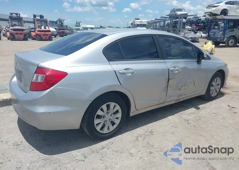 2012 Honda Civic Lx from USA, damaged, VIN 19XFB2F57CE017652